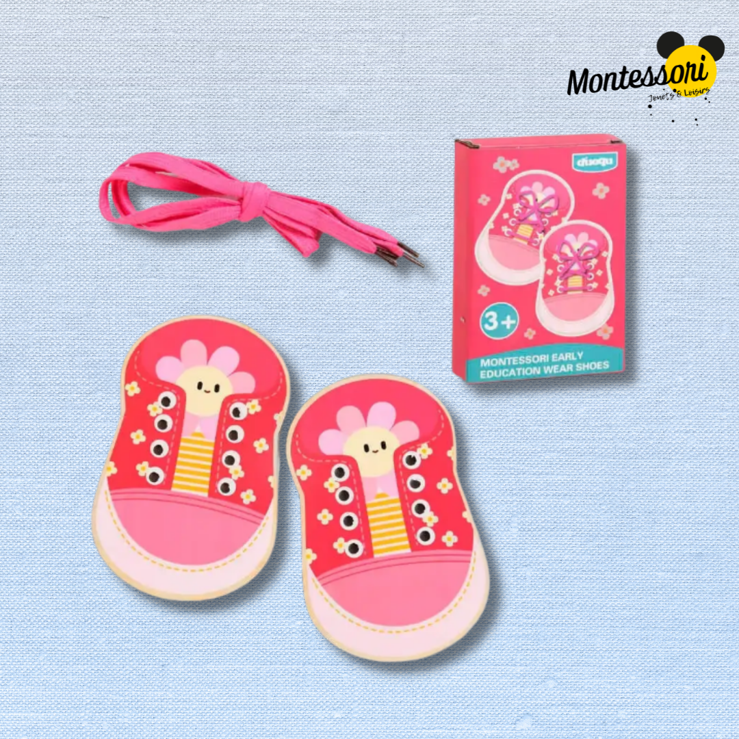 Jeu à coudre Montessori | Chaussure – Image 2