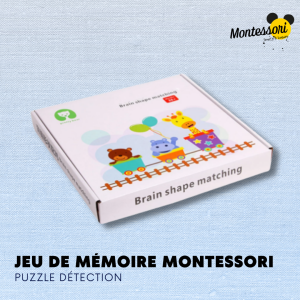 Jeu de Mémoire Montessori | Puzzle Détection