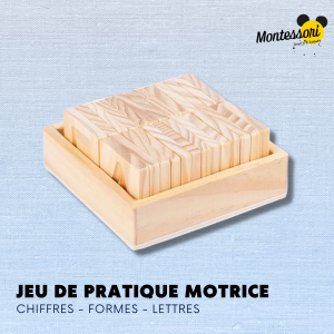 Jeu de Pratique motrice Montessori