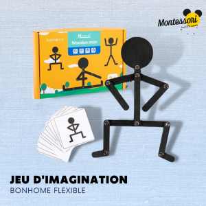Jeu d&rsquo;Imagination Montessori | Bonhomme Flexible
