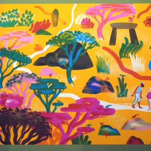 Paysage avec Marin et Félix