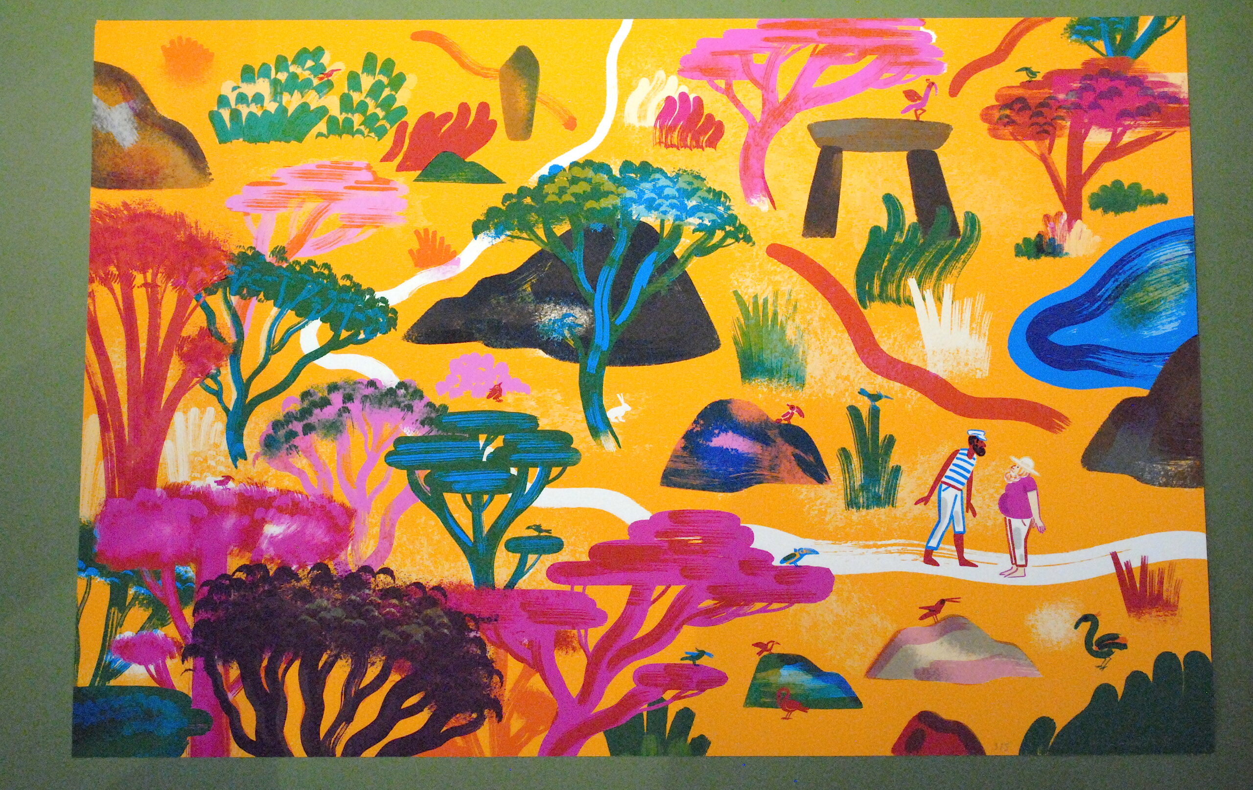 Paysage avec Marin et Félix