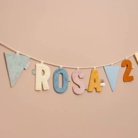 Petite Déco – Lettre Textile – Lettre H – Image 2