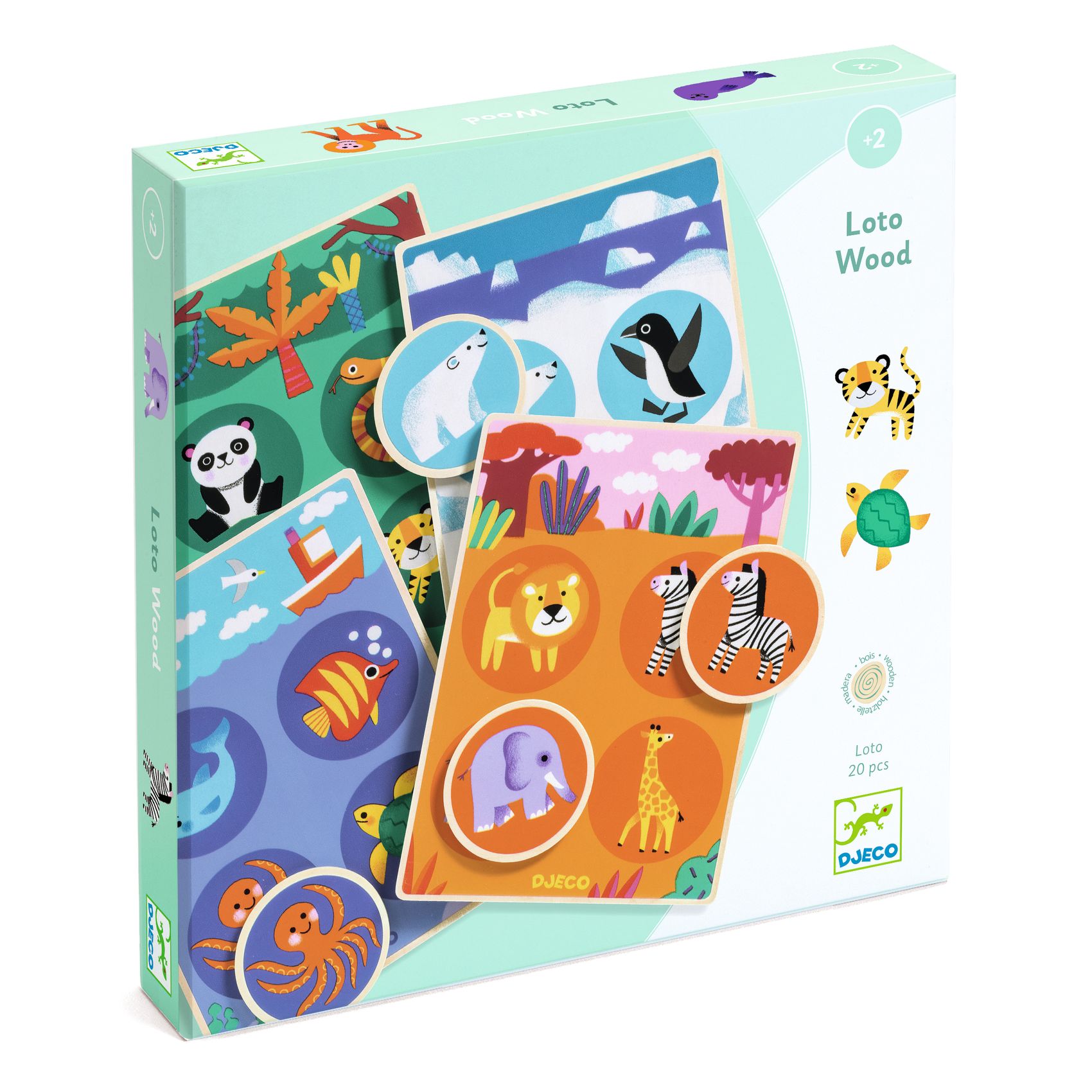 Premiers Jeux Educatifs – 2 ans et Plus – Loto en Bois – Image 2