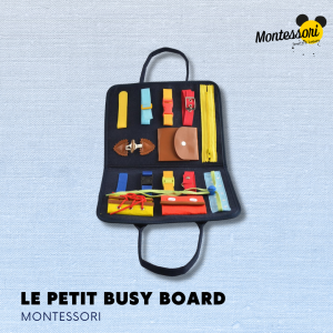 Sac à outil Montessori busy board