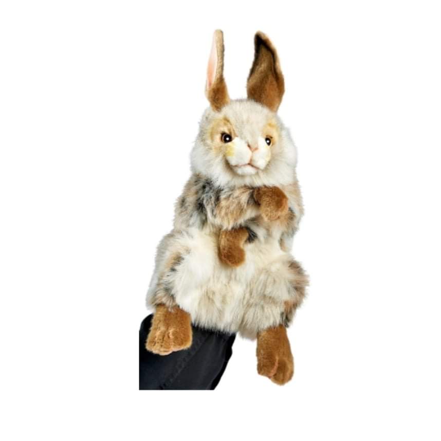 Lapin Tricolore Marionnette à Main