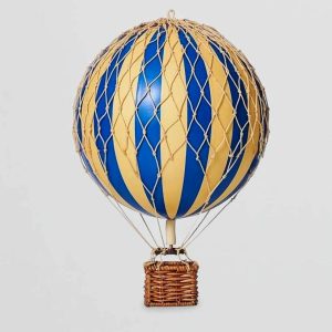 Montgolfière Bleue et Crème