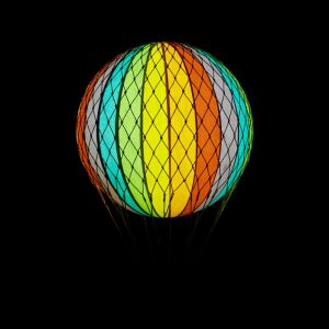 Montgolfière Suspension Lumineuse Arc-en-Ciel
