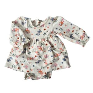 Liquette body intégré beige à fleurs bébé fille 1 MOIS HEMA