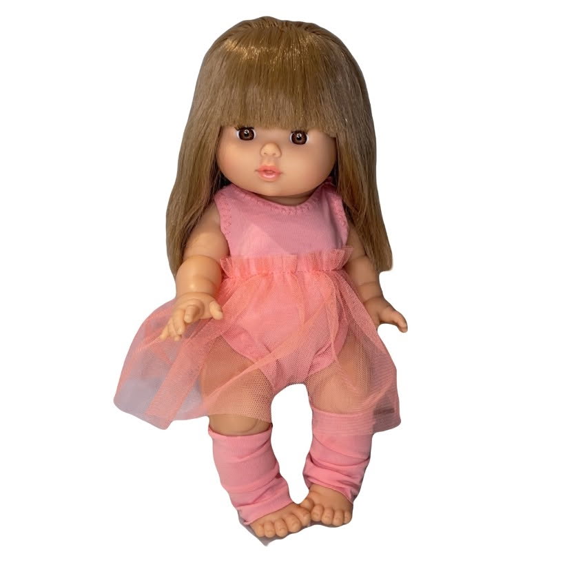 Minikane – Danse – Poupée Nina Habillée – Tutu Rose et Jambières