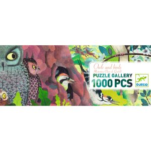 Puzzle Gallery 1000 Pièces – 9 ans et Plus – Owls and Birds