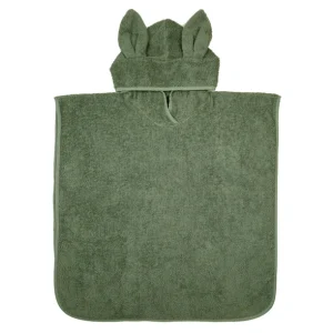 Poncho de Bain Lapin Vert
