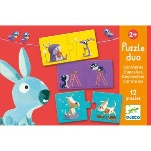 Premiers Puzzles – 2 ans et Plus – Puzzle Duo Contraires