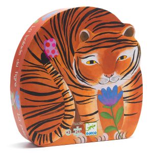 Puzzle Silhouette 24 Pièces – 3 ans et Plus – La Balade du Tigre
