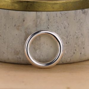 Petite maille ronde en Argent massif