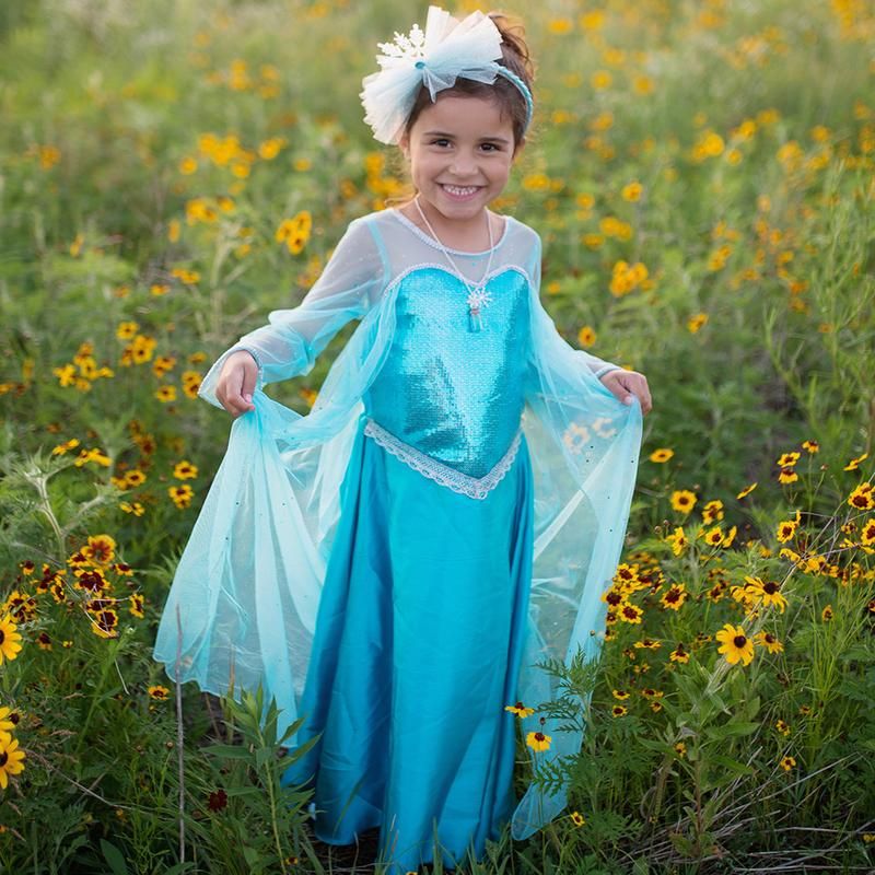 Robe et Couronne – Princesse des Neiges 3/4 ans – Image 3