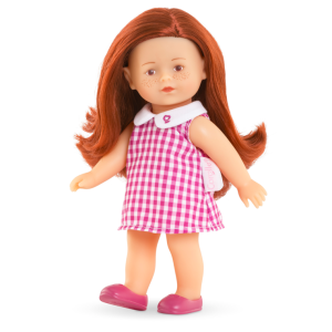 Poupée Corolline Vichy Rose Ruby