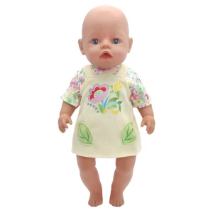 Tenue Bébé Reborn Robe Fleurs