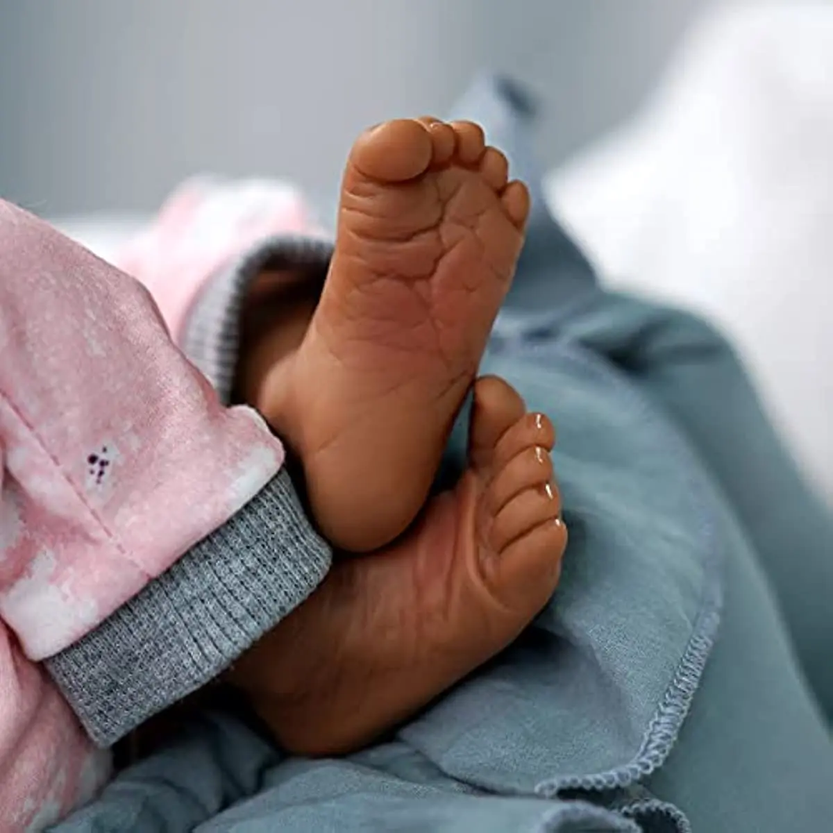 Bébé Reborn Métisse Fatima – Poupée réaliste de 43 cm – Image 4