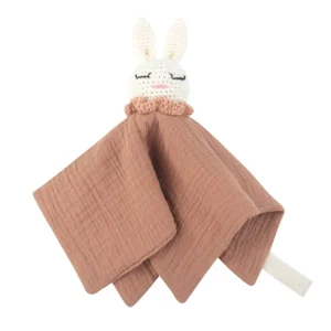 Doudou Reborn Crochet Lapin Beige