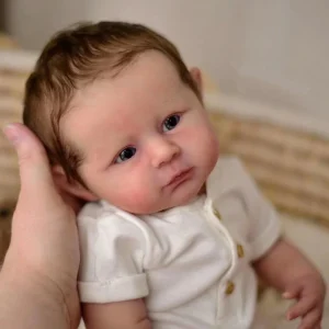 Bébé Reborn Garçon François – Poupée réaliste de 55 cm avec accessoires