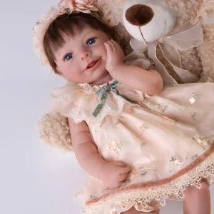 Poupée reborn réaliste fille – Émeline