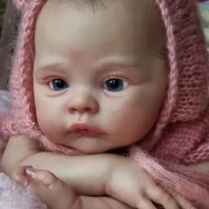 Bébé Reborn Fille Nell – Poupée Réaliste en Silicone Vinyle