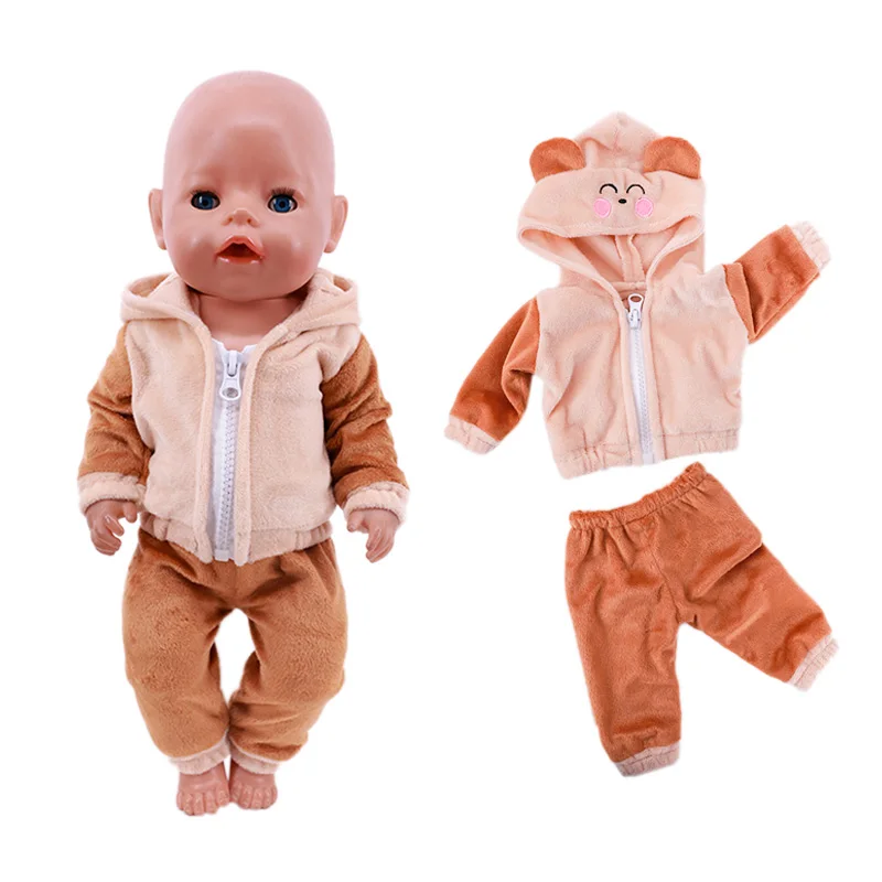 Tenue Bébé Reborn Ourson Beige