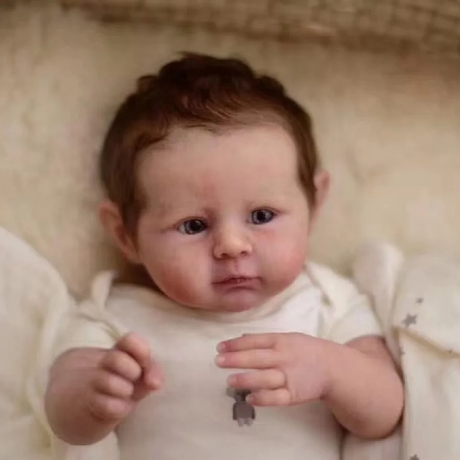 Bébé Reborn Garçon François – Poupée réaliste de 55 cm avec accessoires – Image 3