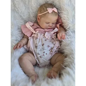 Bébé Reborn Fille Cassandra – Poupée réaliste de 60 cm