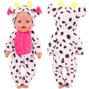 Tenue Bébé Reborn Petite Vache
