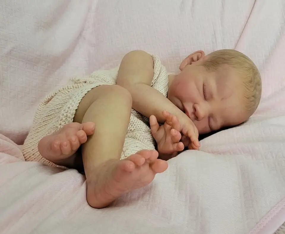 Bébé Reborn Garçon Jérémy – Poupée réaliste 50 cm douce et articulée – Image 6