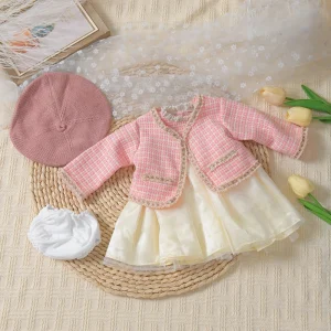 Tenue Bébé Reborn Tulle Rose