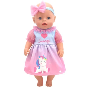 Tenue Bébé Reborn Douce Licorne