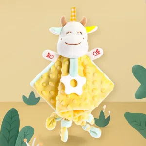 Doudou Reborn Vache Jaune
