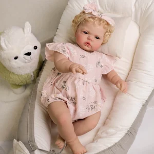 Poupée Reborn Fille Emmanuelle – Réalisme et douceur 60 cm