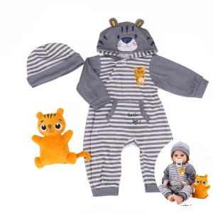 Tenue Bébé Reborn Ensemble Tigre
