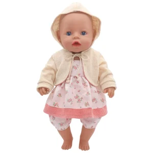 Tenue Bébé Reborn Bouquet Rose