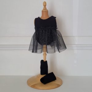 Minikane The Dressing by Maman Poule et Papa Coq – Tutu Noir et Jambières