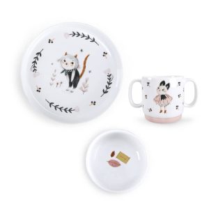 MR – Coffret Repas en Porcelaine – Après la Pluie