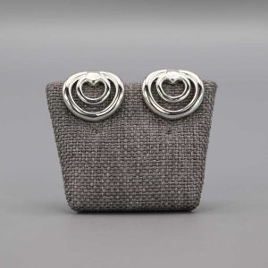 Boucles d&rsquo;oreilles double ronds