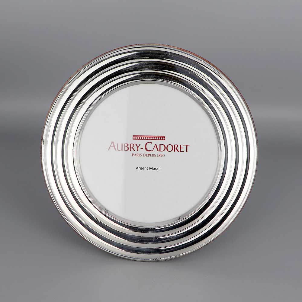 Cadre photo Rond en Argent massif