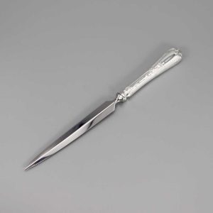 Coupe-papier en métal argenté LOUIS XV REGENCE