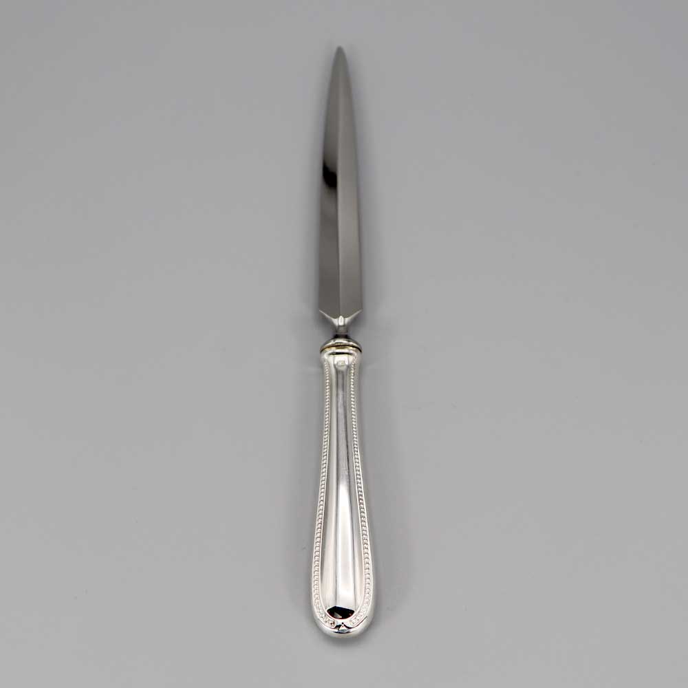 Coupe-papier en métal argenté PERLES – Image 2