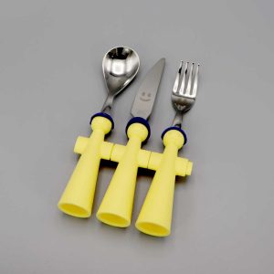 Couverts Bonhommes jaunes