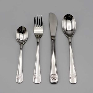 Coffret couverts enfant 4 pièces OURSON