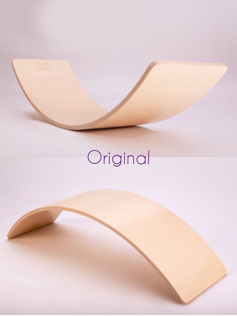 Planche d’équilibre en bois (Balance Board)