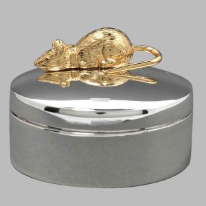 Boîte à dents Souris dorée couchée