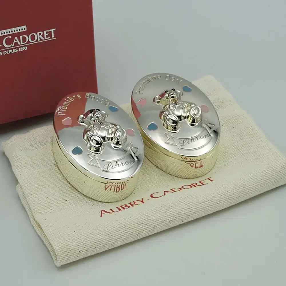 Coffret cadeau bébé première boucle et première dent