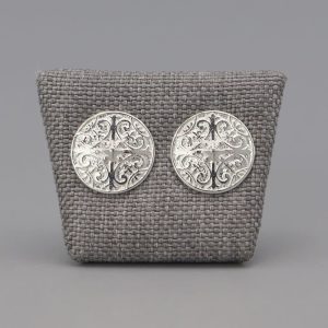 Boucles d&rsquo;oreilles Croix Baroque